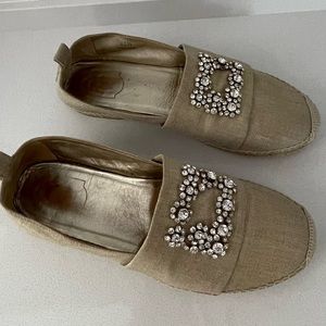 ROGER VIVIER embellished espadrilles